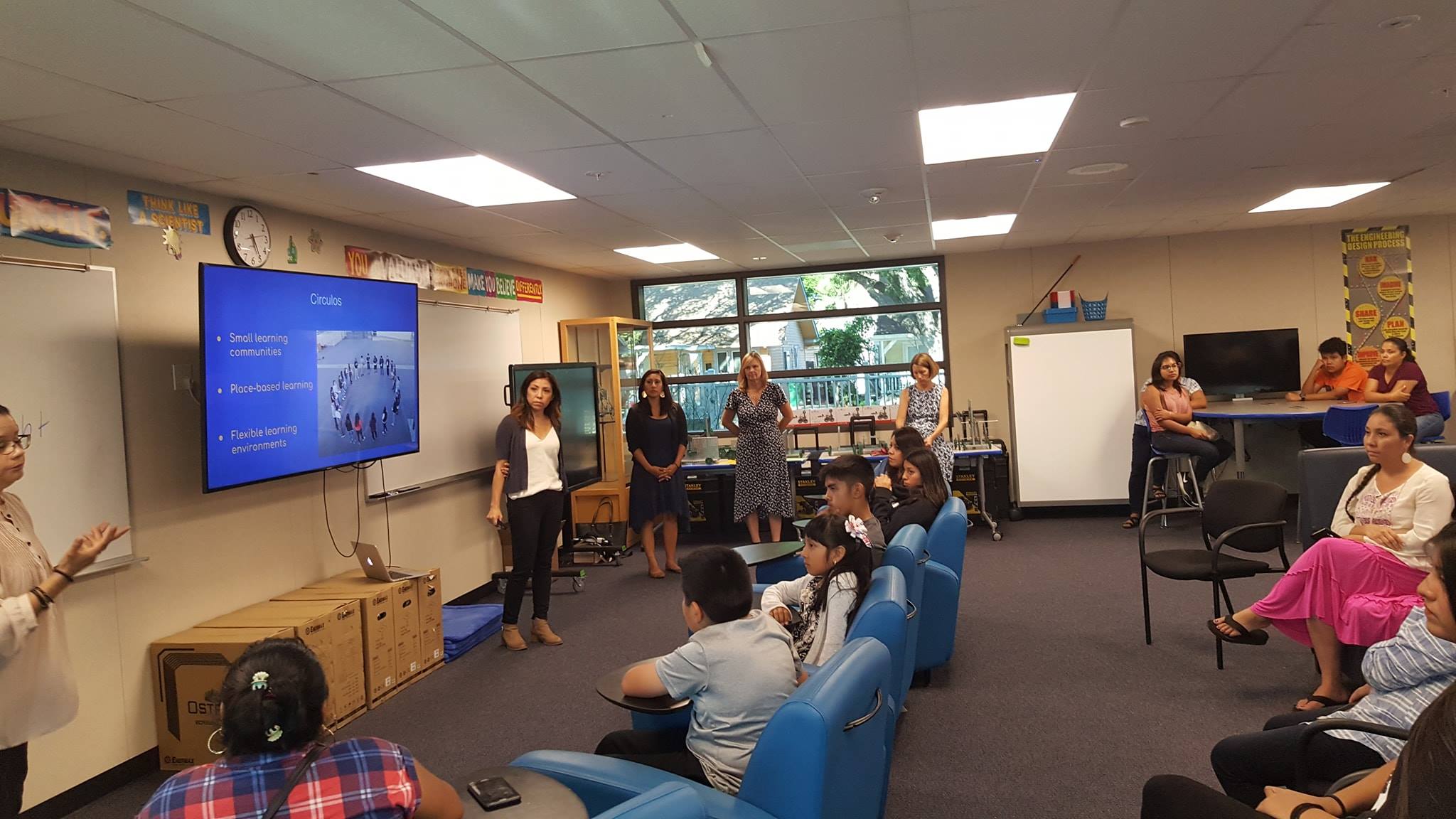 It's High School Back to School Night at ALA! Parents met the team and ...