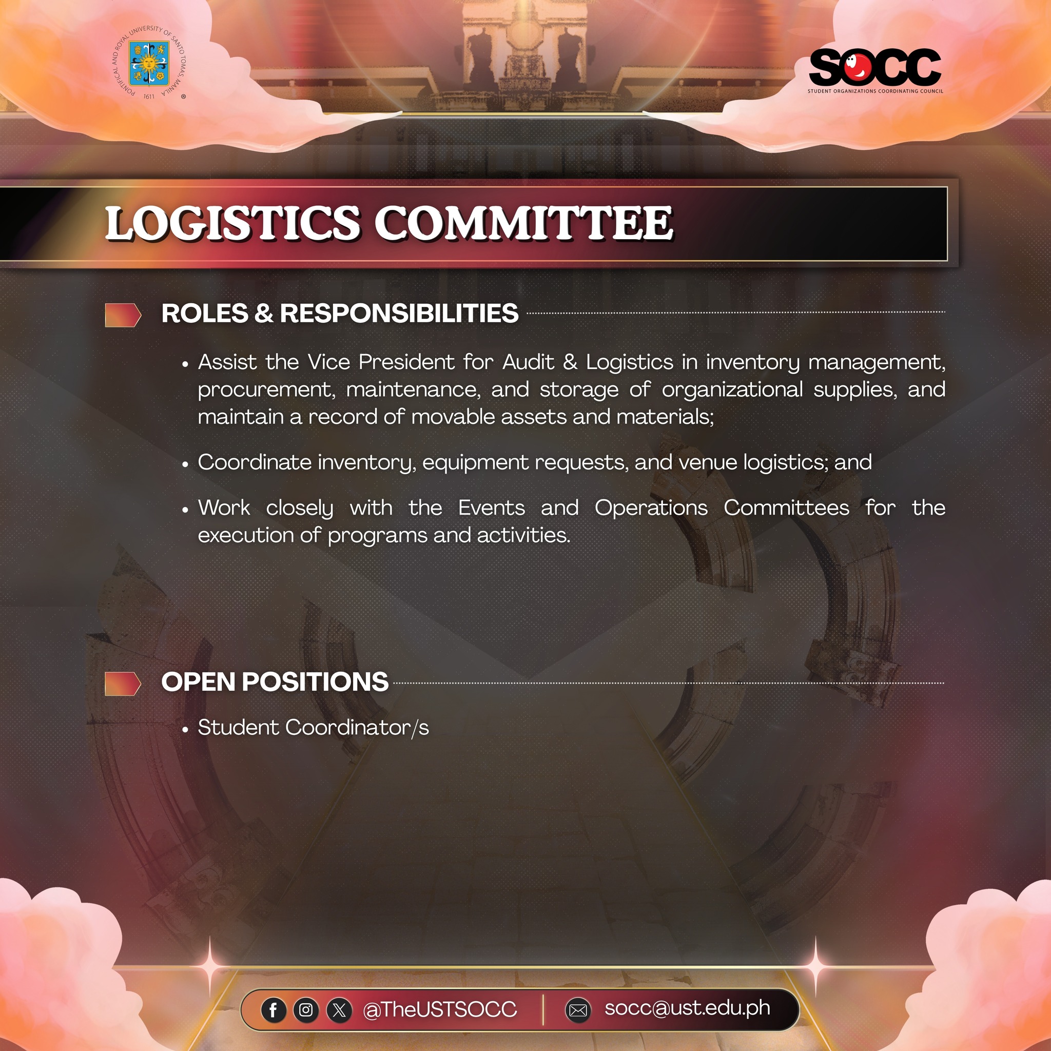 UST... - UST SOCC (Student Organizations Coordinating Council)