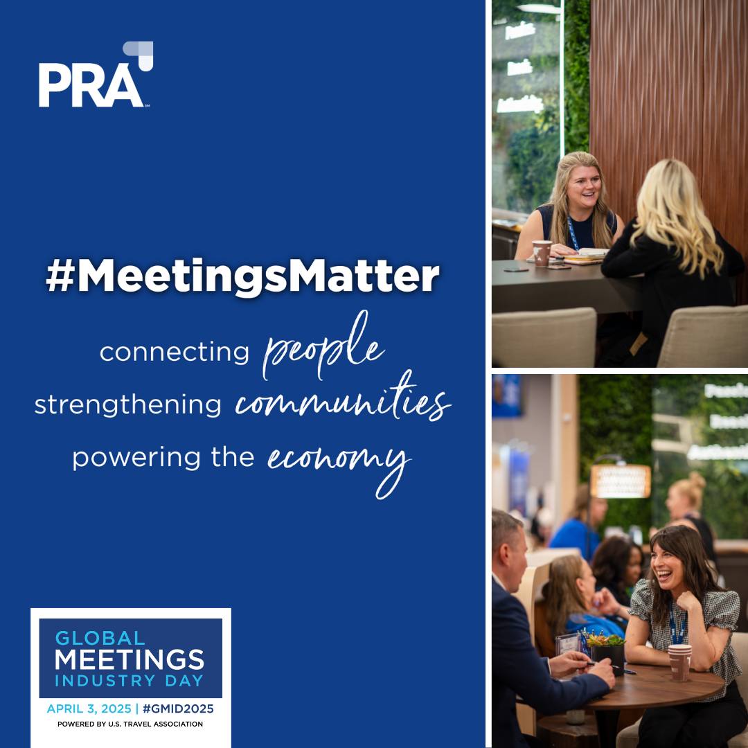 PRA - Today is Global Meetings Industry Day, a moment to reflect on the ...