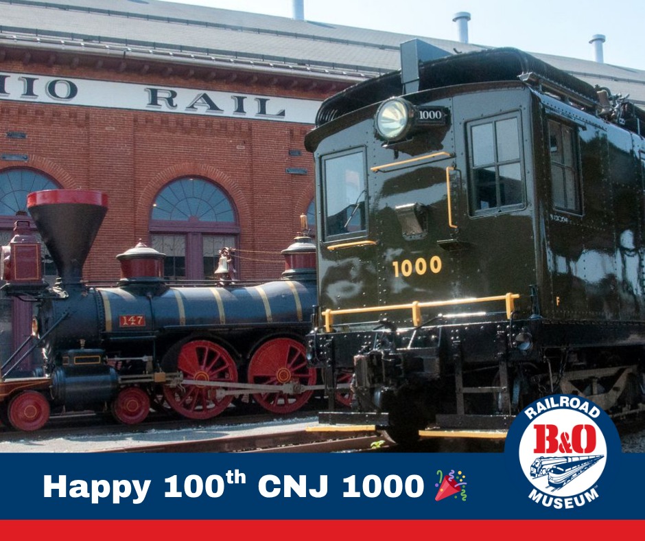 B&O - Today marks the 100th anniversary of the CNJ 1000! 🎉 The CNJ 1000 ...