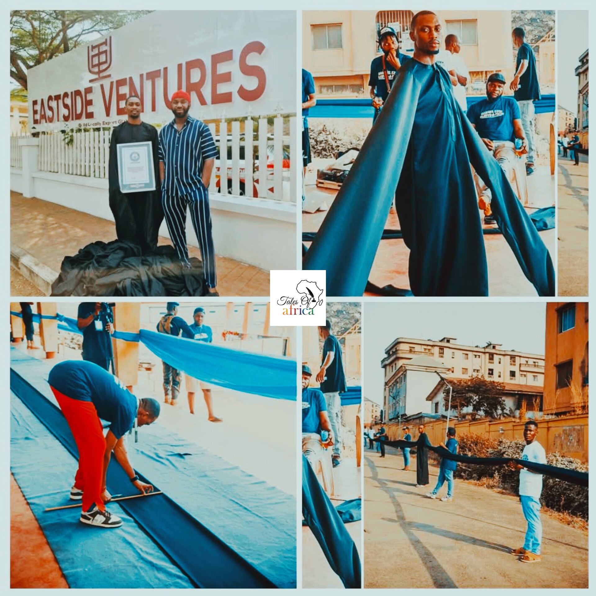 Tales - Nigerian Breaks Guinness World Record for Longest Sleeves A ...