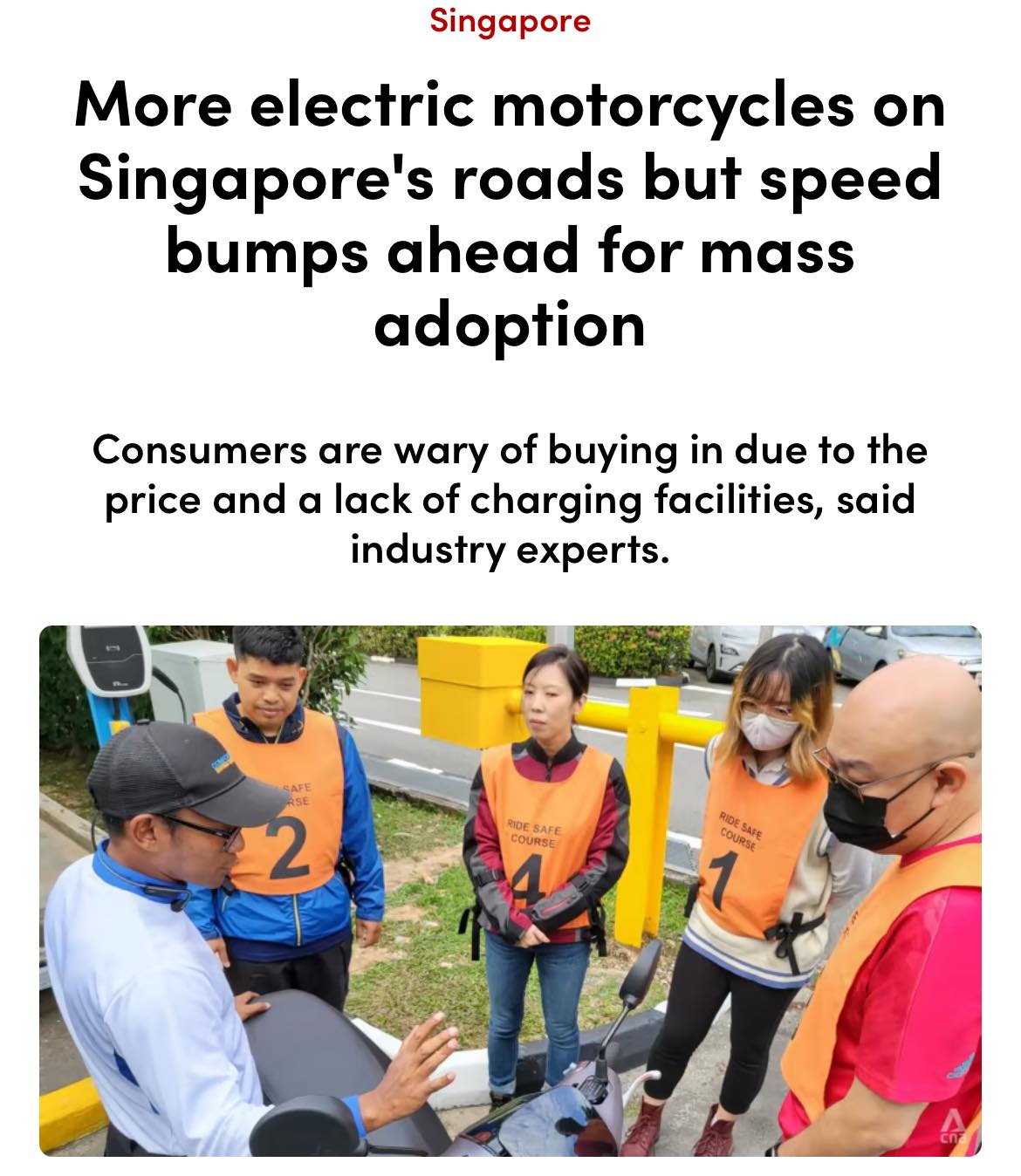 Beautiful view of Electric Motorcycle Battery Transport Minister Dedicated Programs