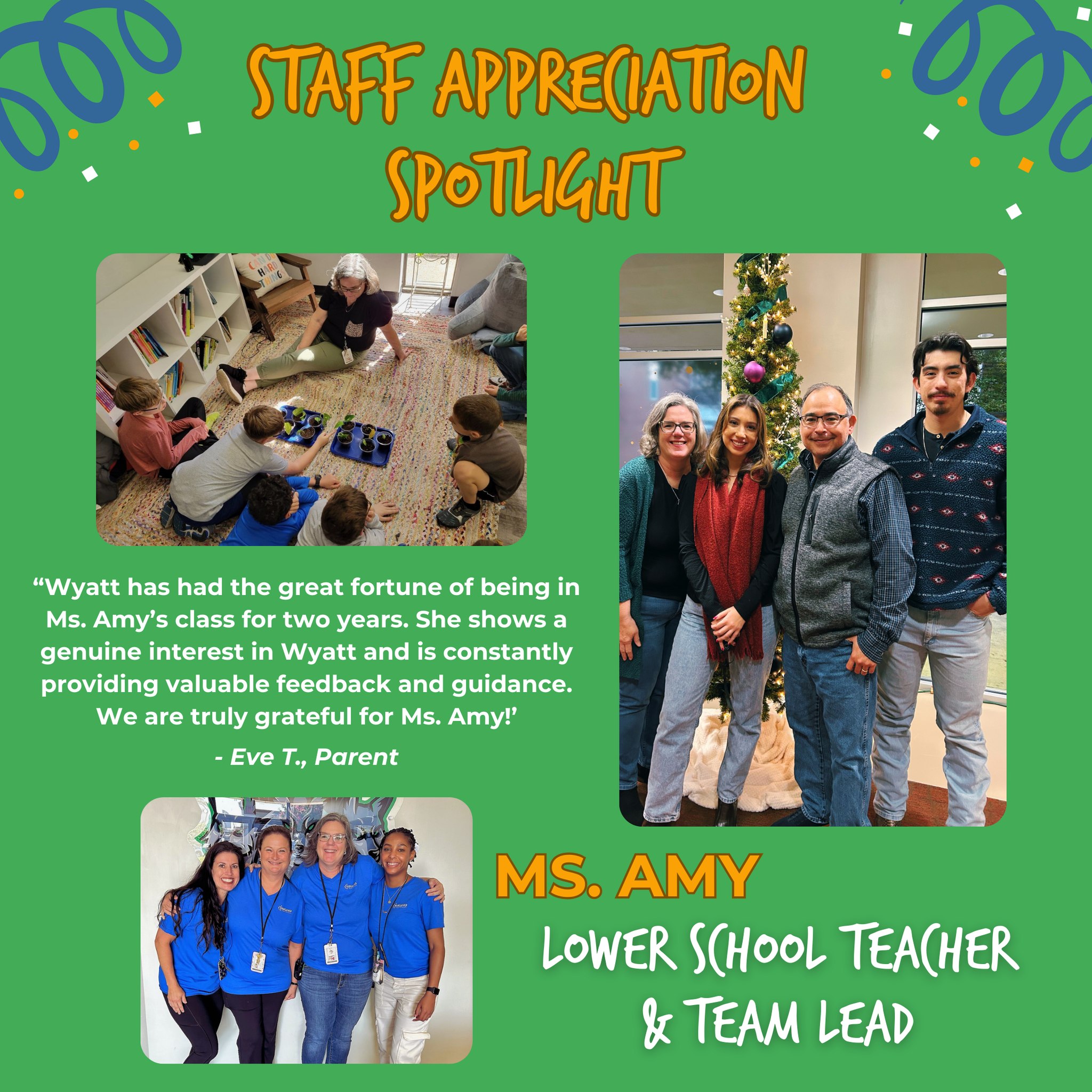 🌟 April Staff Spotlight: Ms.... - Vanguard Preparatory School | Facebook