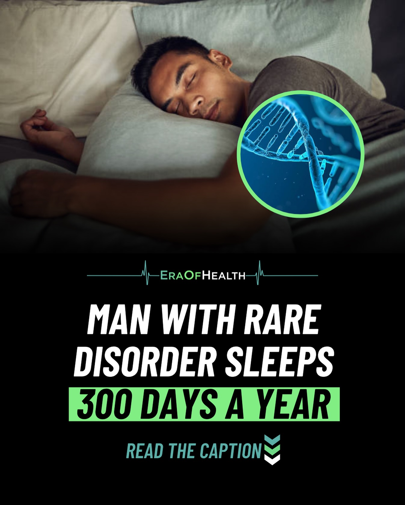 The story of a woman with a rare sleep condition that causes her