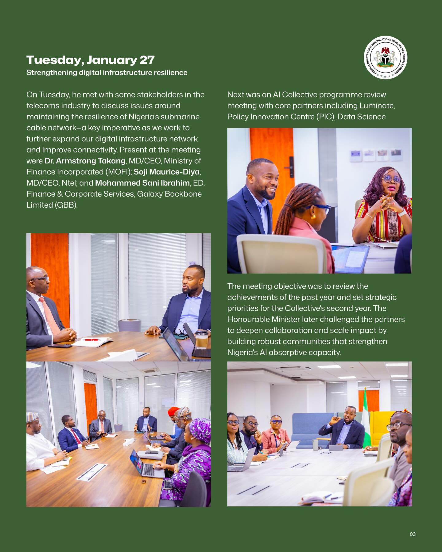 Federal Ministry of Communications and Digital Economy, Nigeria
