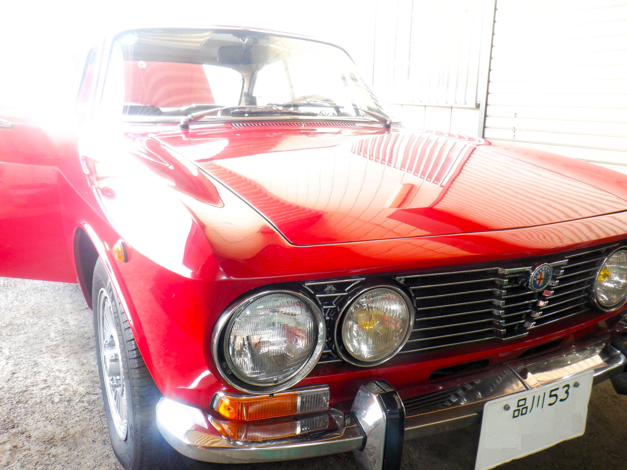 パネル リペア 青臭 ALFA ROMEO フロント