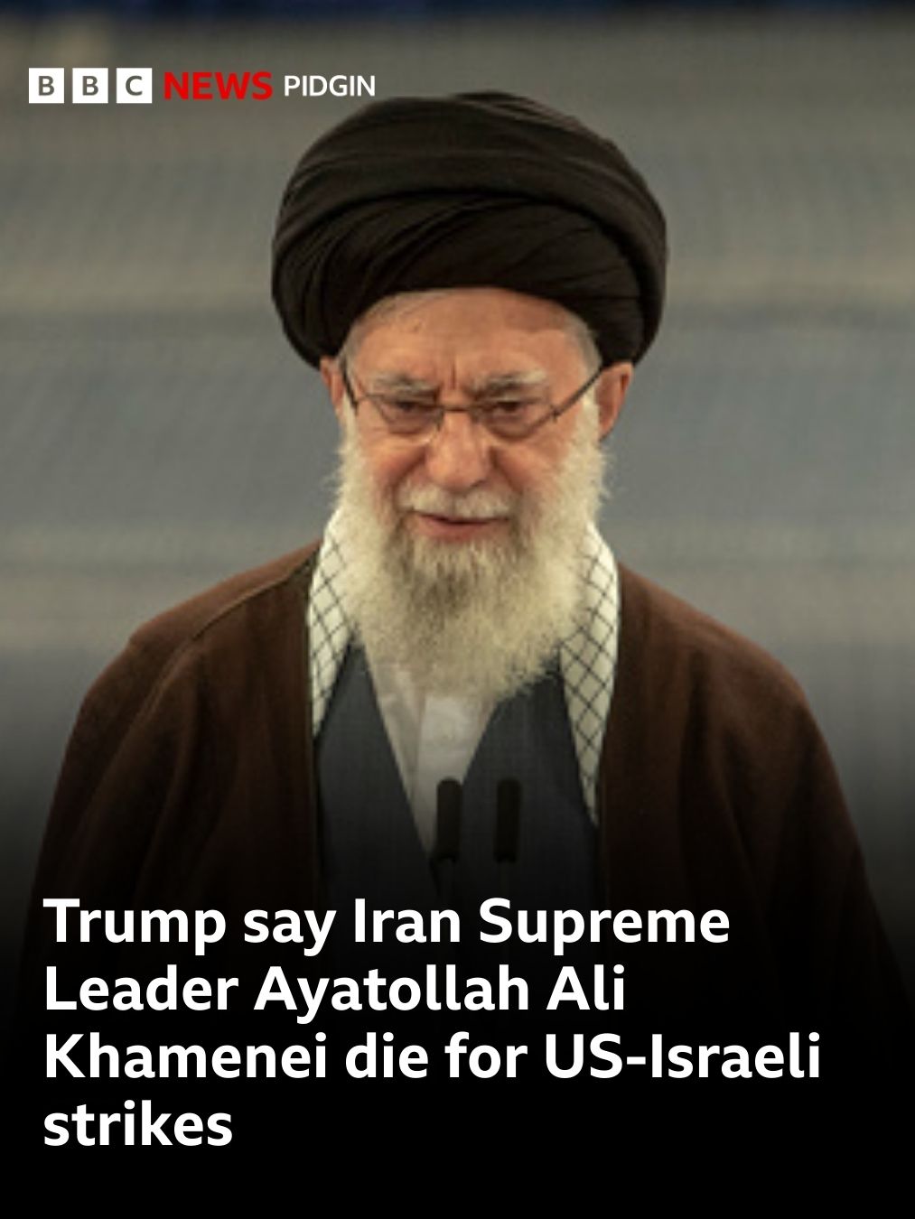 BBC News Pidgin - US President Donald Trump confam di... | Facebook