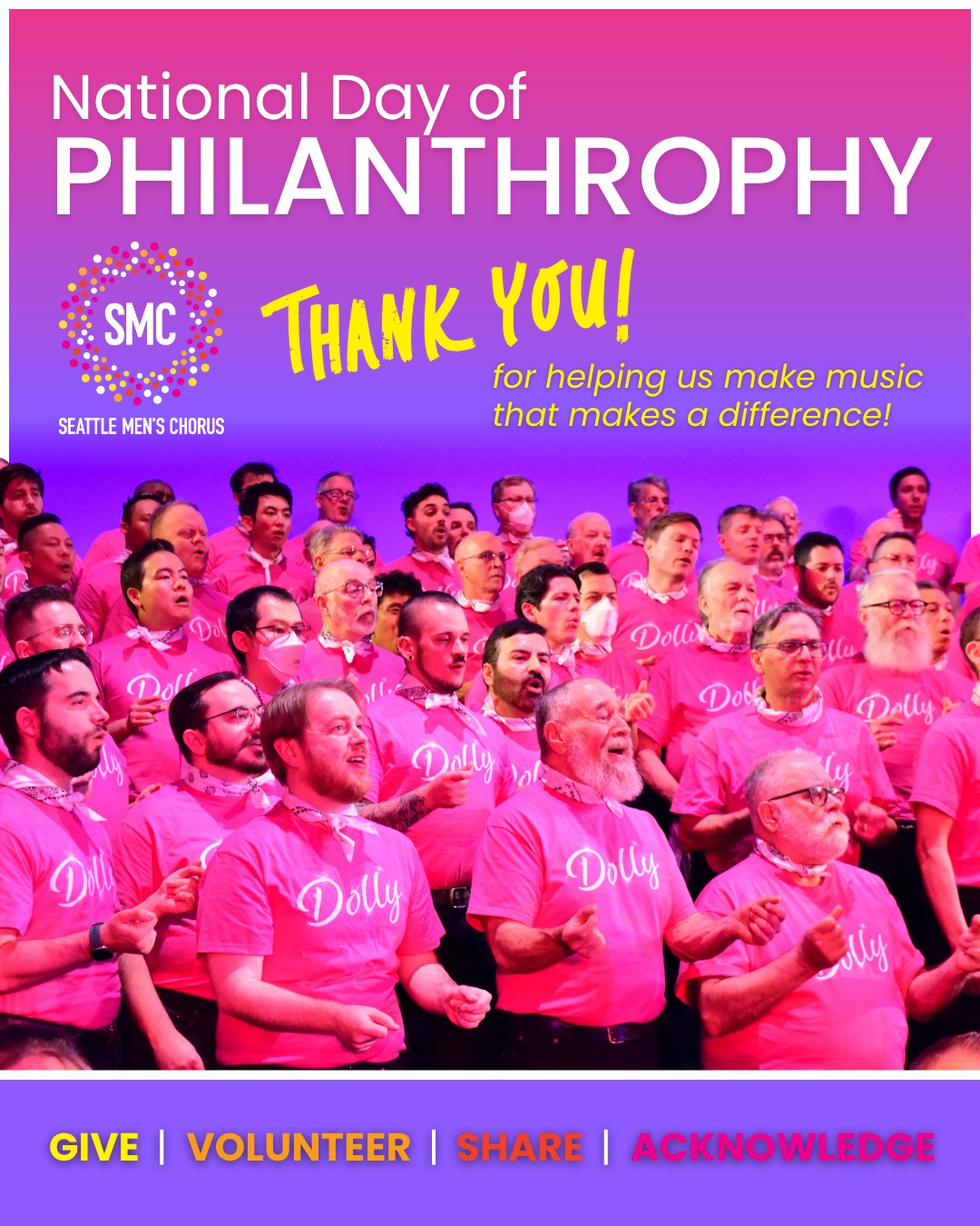 Seattle - Today we celebrate National Philanthropy Day and the ...