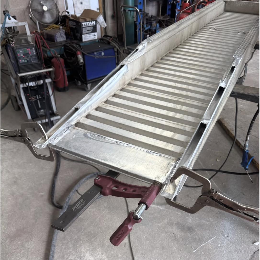 R-Tech - rydowmobilewelding repost 🔄 Aluminium loading ramps adjusted ...