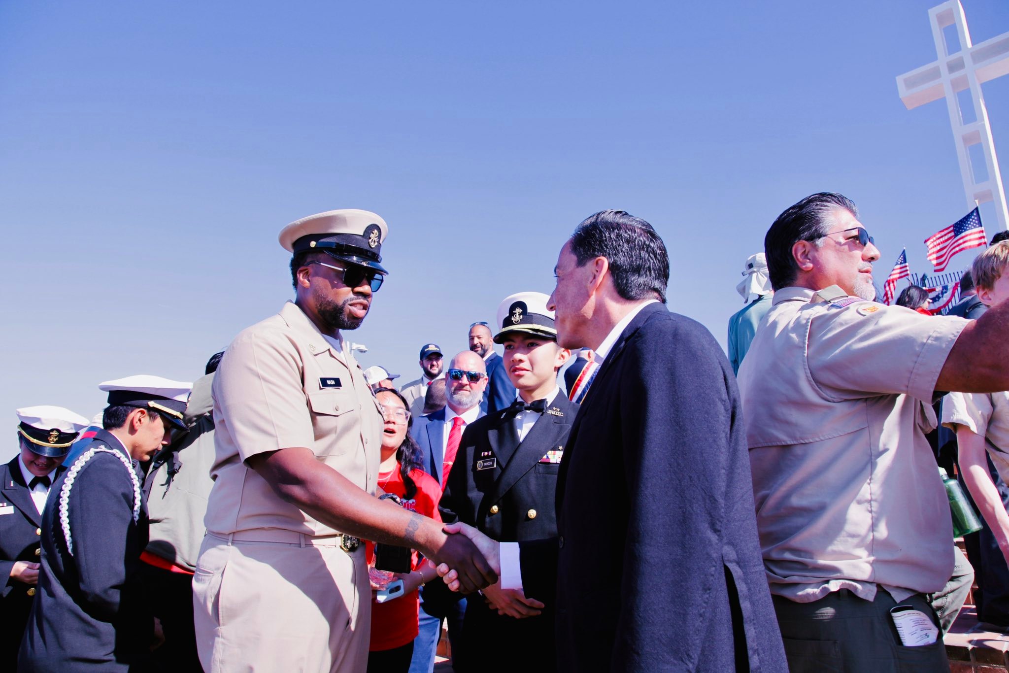 Atop Mt. Soledad, we honored... - Mayor Todd Gloria | Facebook