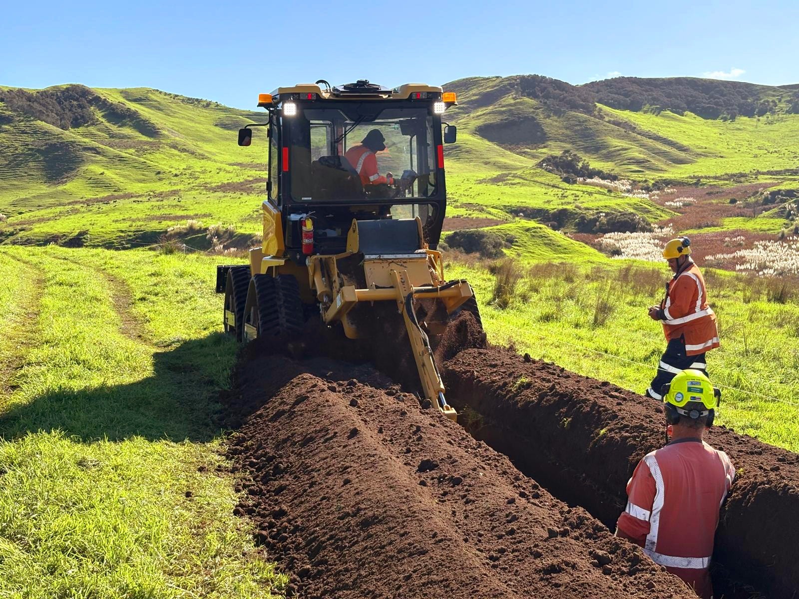DRILLCO - Our trencher is flying through this beautiful soil like a hot ...