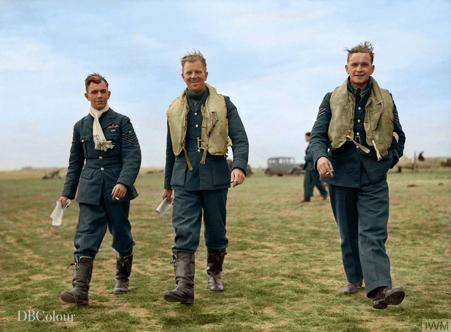 Colourised - Flight Sergeant George 