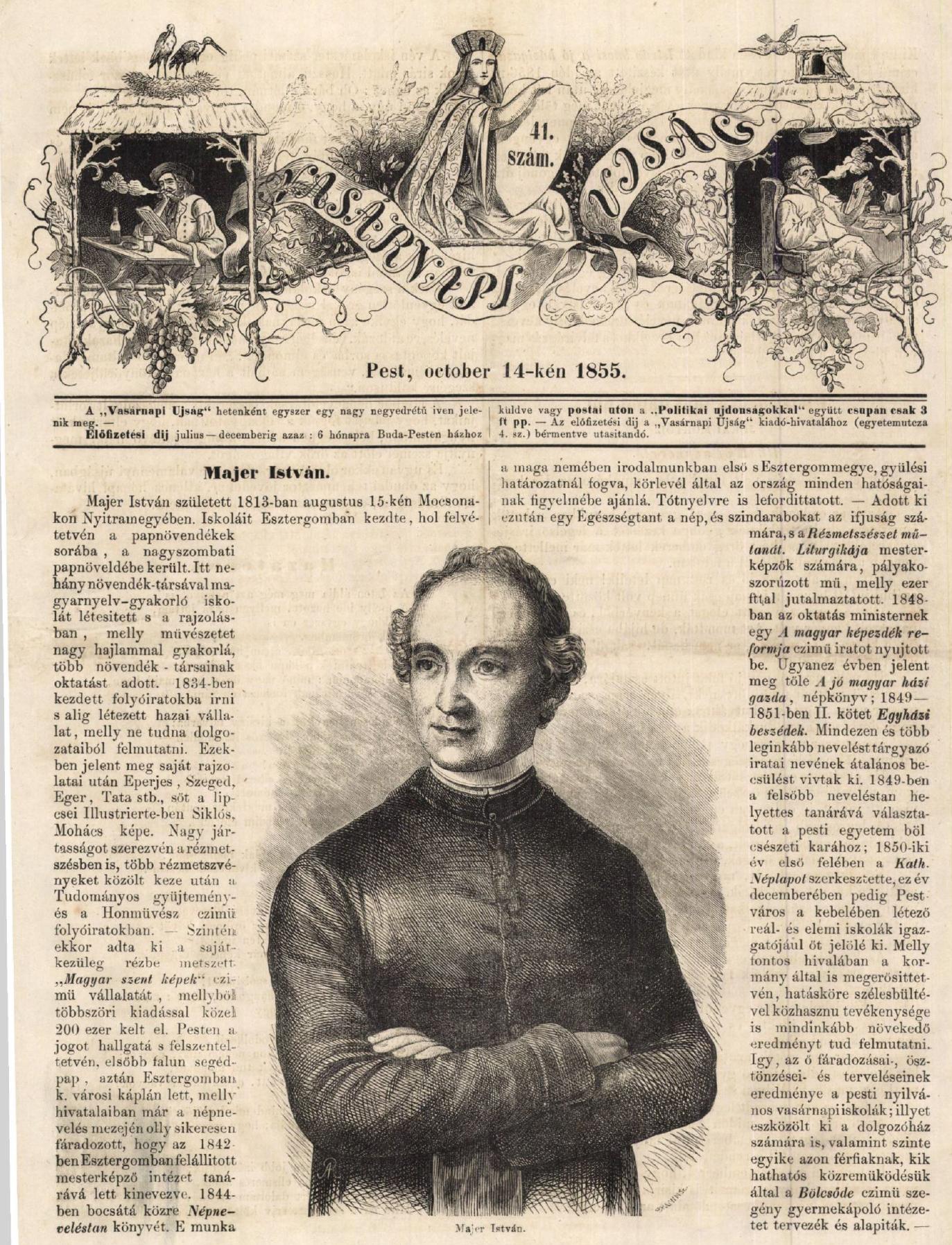 Esztergom - 140 éve, azaz 1885. szeptember 20-án Majer István pappá ...