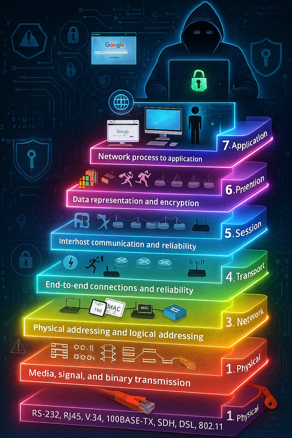 InfoSec4TC - 🔐 Understand the OSI Model – The Foundation of ...