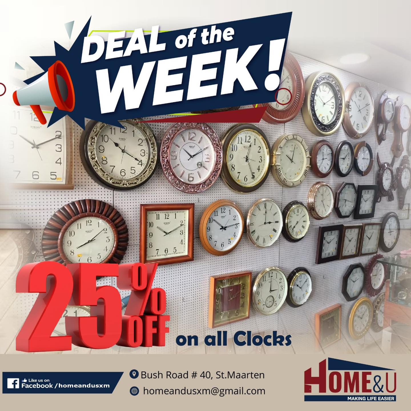 Home - 25% OFF All Clocks! This Week at Your Favorite Store on Bush ...