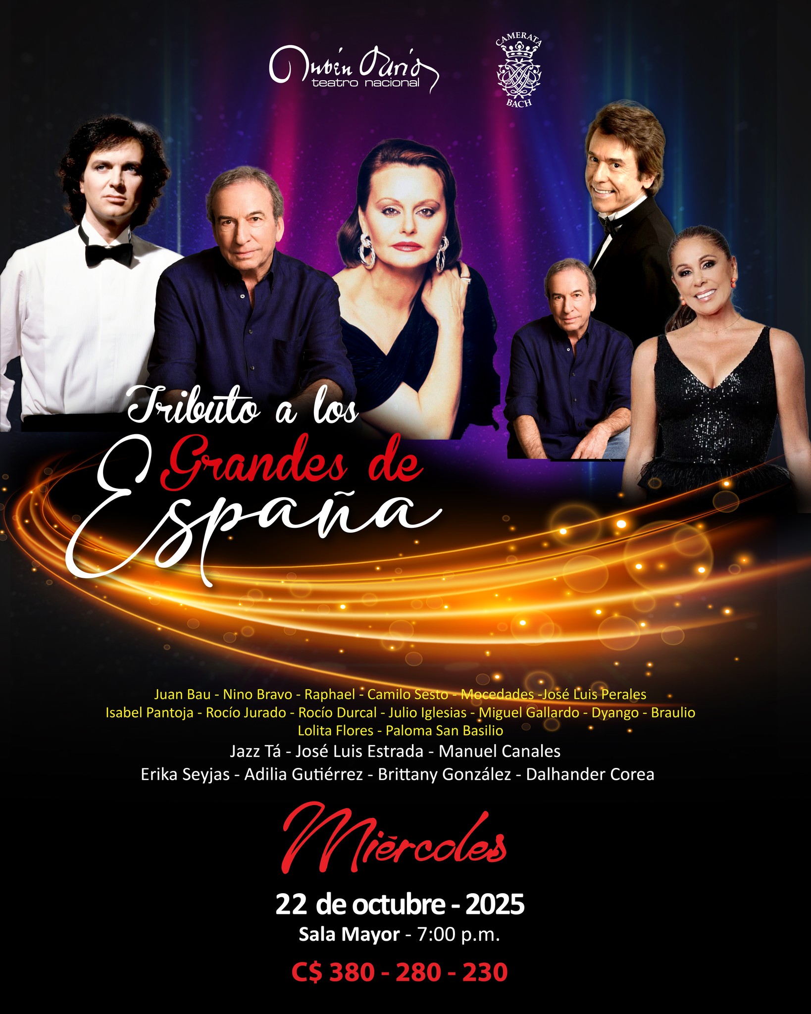 Teatro - Grandes de España Un concierto que reúne las inolvidables ...