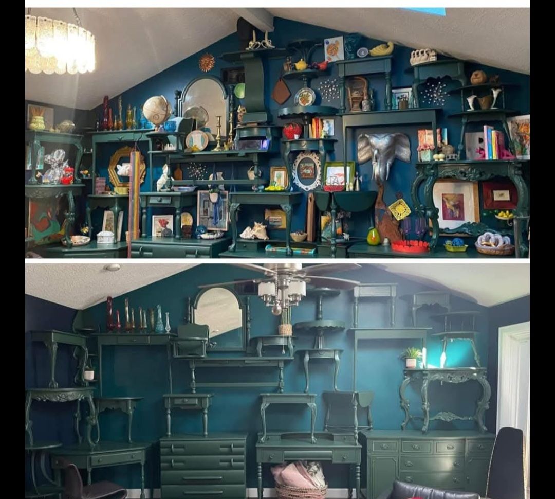Grace - Wanted to share this amazing wall that Mary Eisenhour Bass did ...