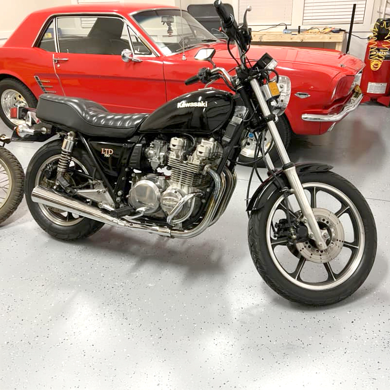 KAWASAKIs Kustom Twin, the KZ750 CSR for 1981, 