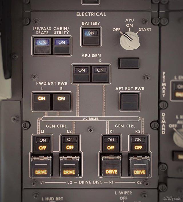 Aviation-knowledge - Electric panel Boeing 787 We Are On 👩‍ ️🧑🏼‍ ️👨‍ ️ ...