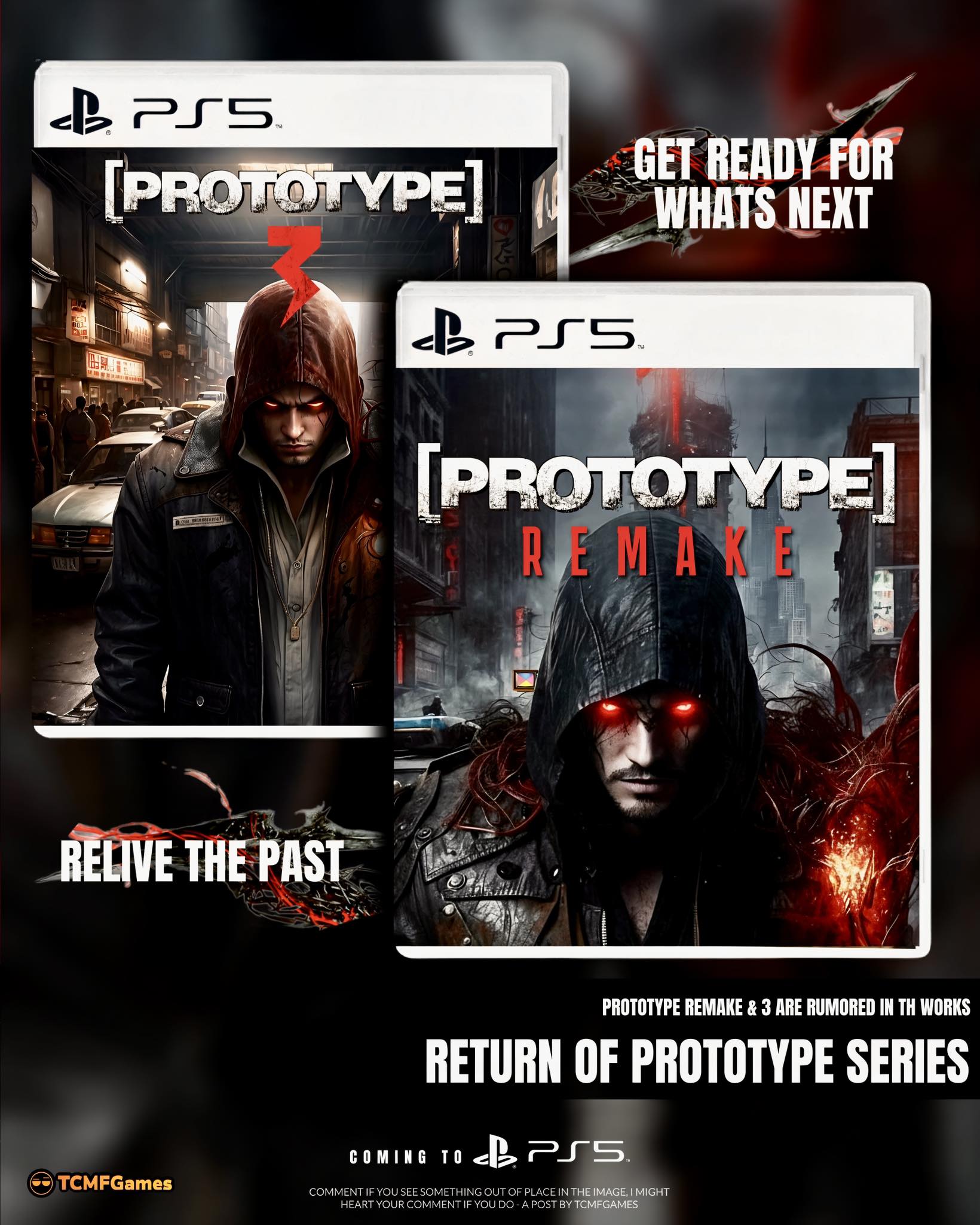 TCMFGames - PROTOTYPE 3 & REMAKE PS5 🔥🔥 - rumor - Ps5 pro | ps5themes ...