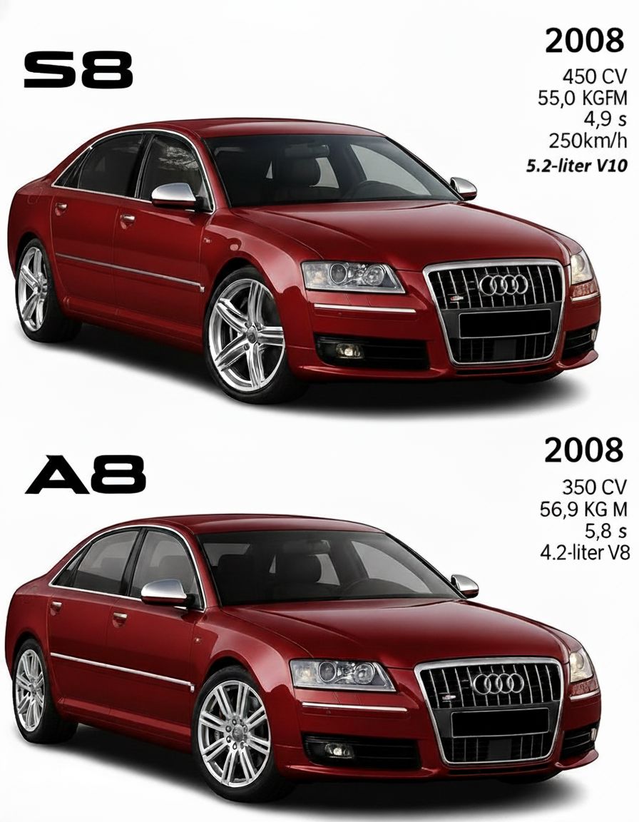 Audi S8 and A8 specifications ❤️‍🩹