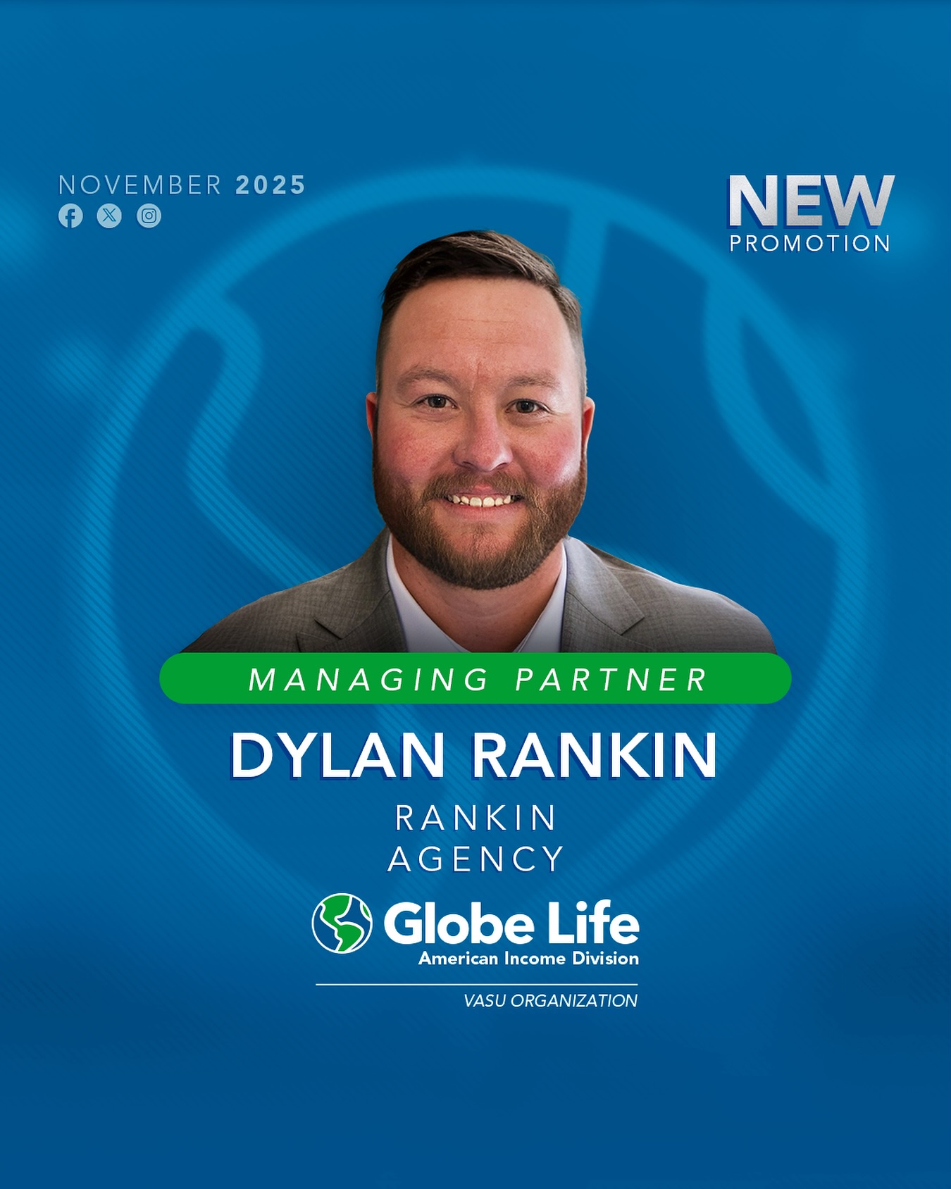 Globe - 🔥 Major Promotion Alert! 🔥 We’re proud to announce Dylan Rankin ...