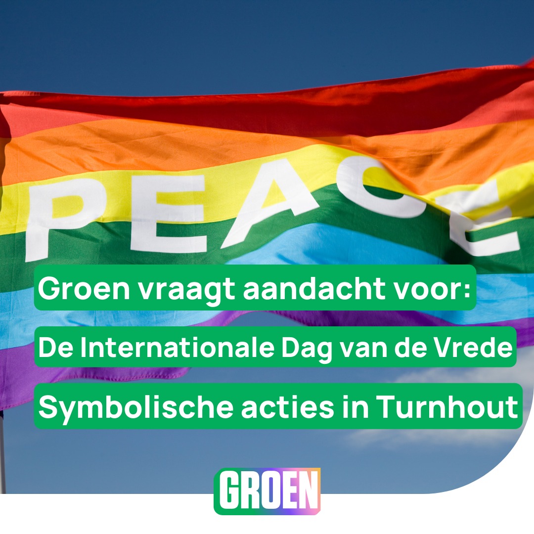Groen - Op maandag 8 september komt de gemeenteraad van Turnhout ...