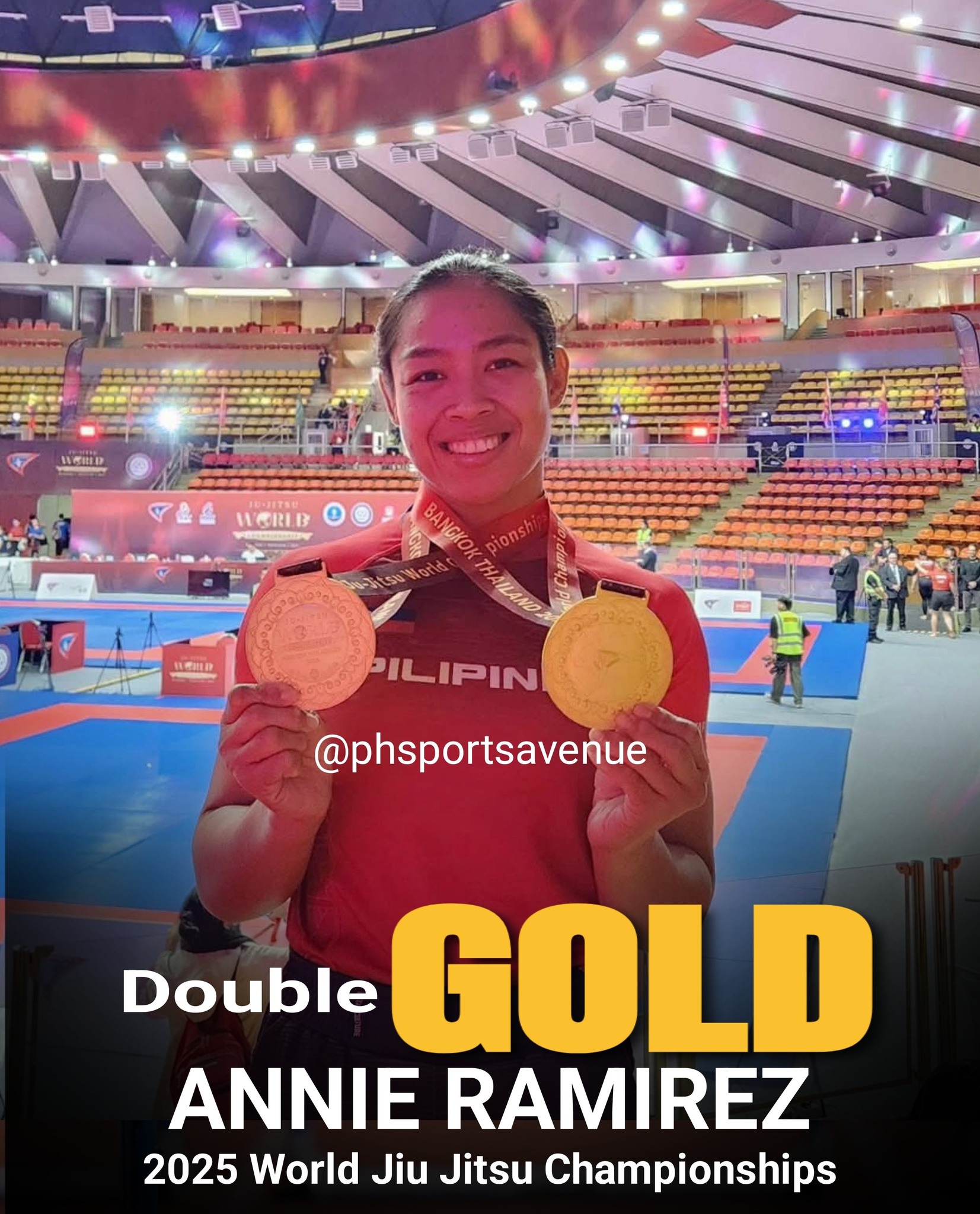 PH - BACK 2 BACK GOLD 🥇! Congratulations to 🇵🇭 Filipina jiujitsu star ...