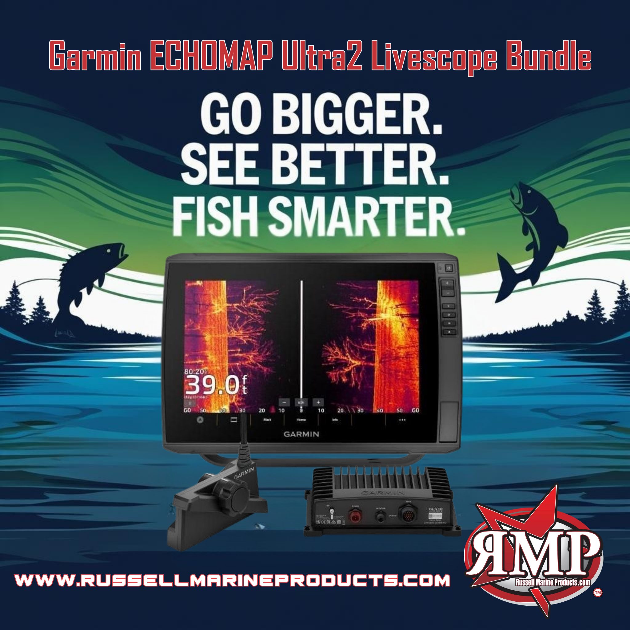 Russell - 🚤 Go Bigger. See Better. Fish Smarter. 🎣 The Garmin ECHOMAP ...