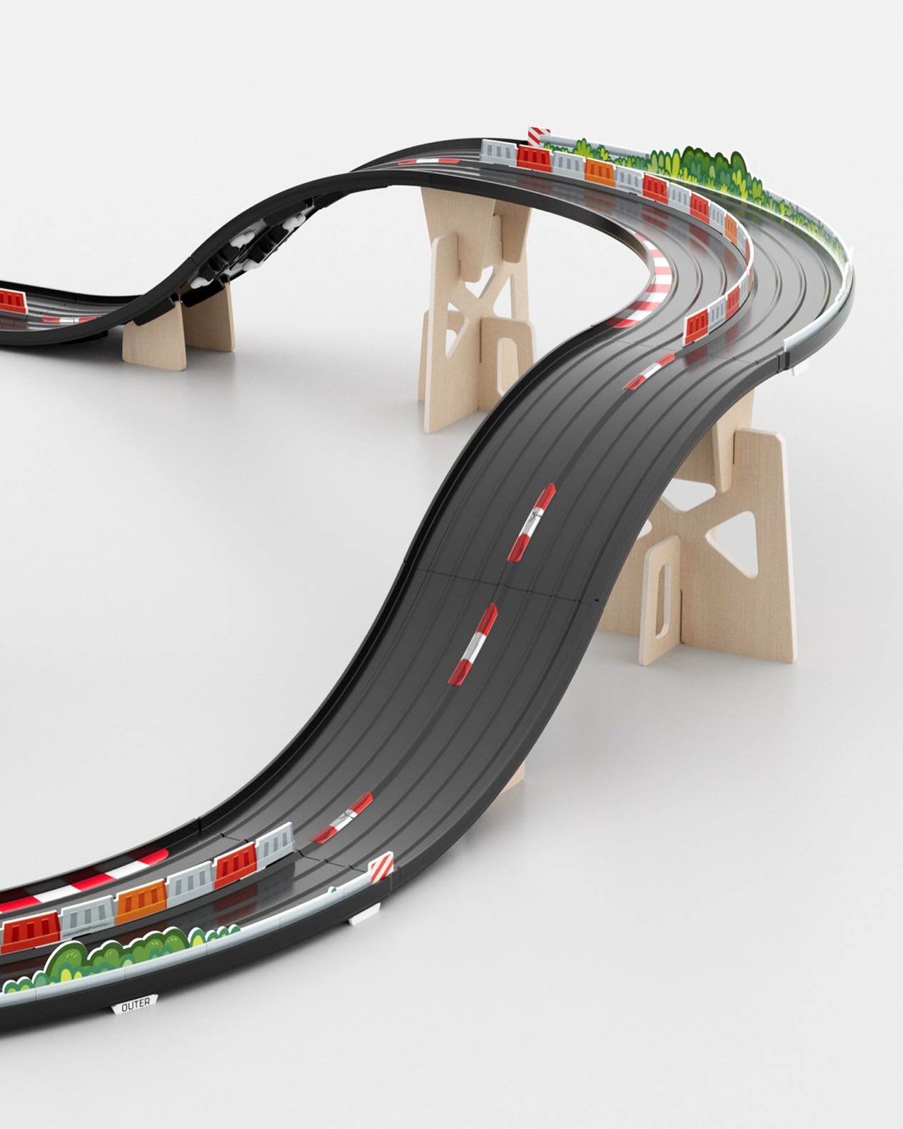 Candylab - ☑️ Two-lane track? Yup. ☑️ Soft, but not too flappy? Right ...