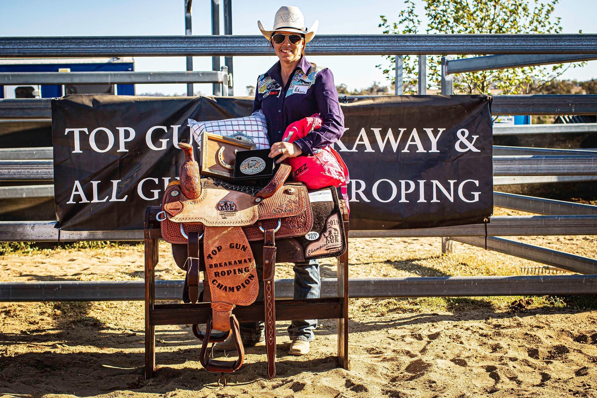 Top - Top Gun Breakaway Roping and All Girls Team Roping prize haul for ...