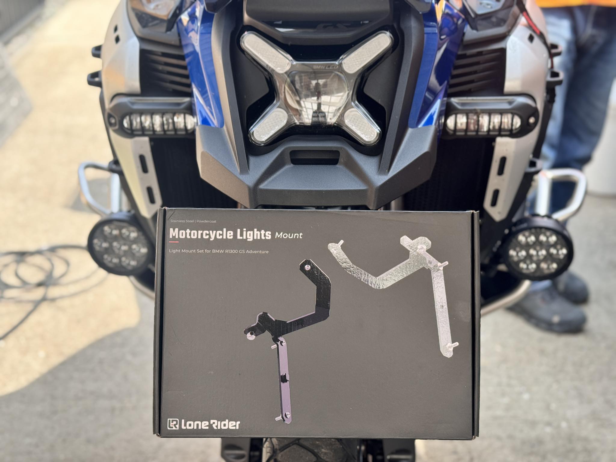 They are finally here!!!! The under nose mounts for the R1300 GSA
