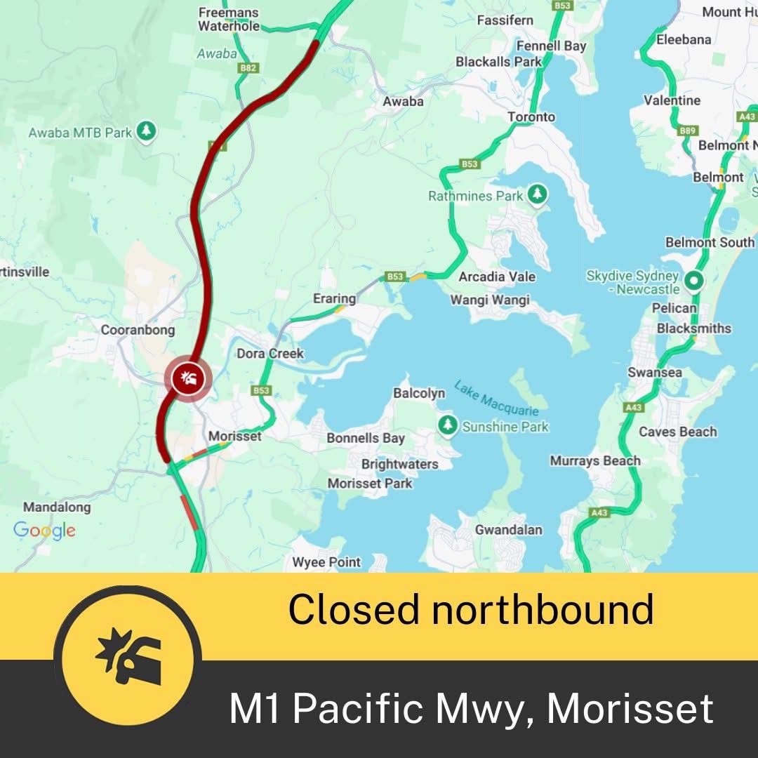 NORTHBOUND LANES ON M1 CLOSED There... - Sonia Hornery MP | Facebook