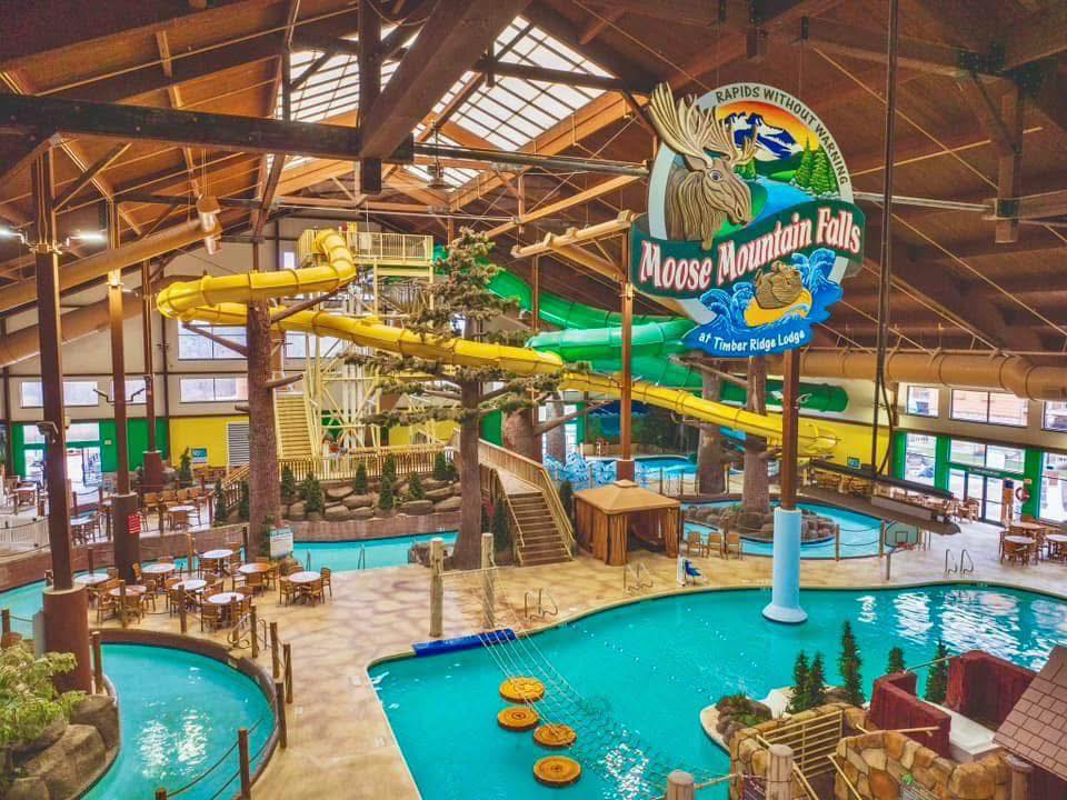 Timm - 🏔️🌊 Moose Mountain Falls Waterpark 🌊🏔️ 🏨 Timber... | Facebook