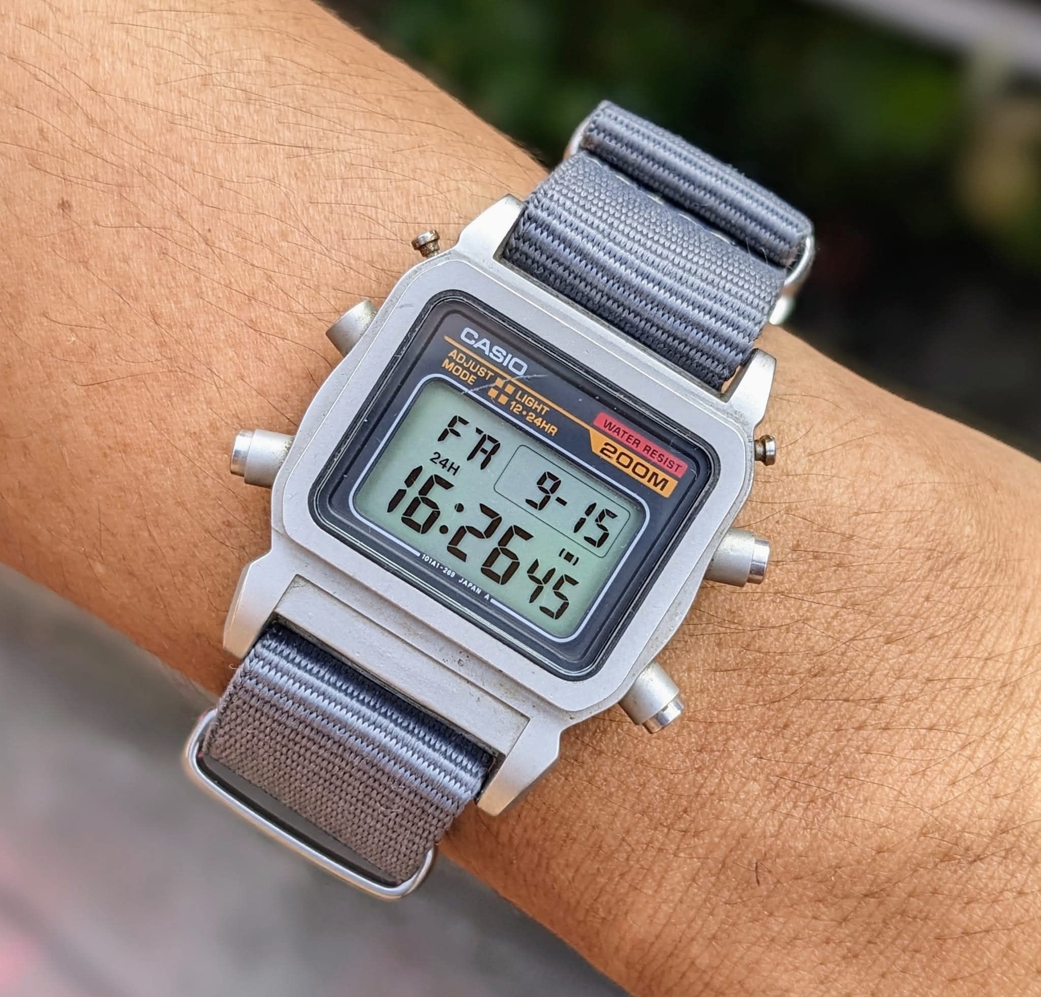 The Definition of Rugged ?? Ref. Casio DW-1100 Circa 1984