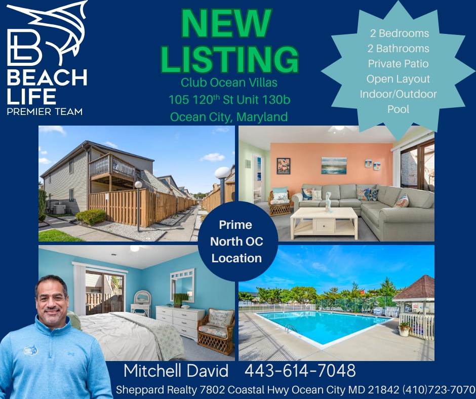 Beach townhouse for sale in Ocean City MD