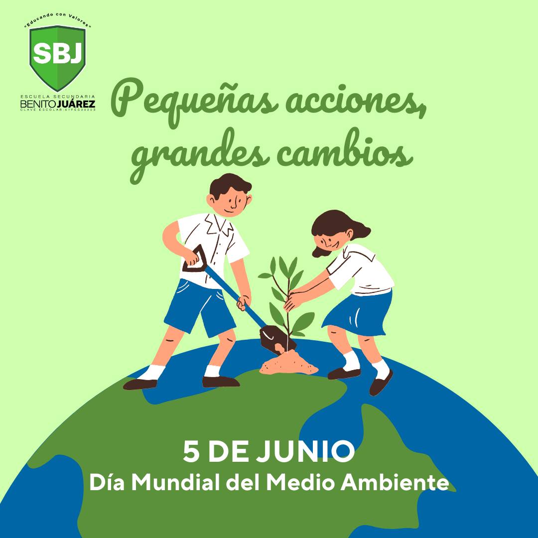 Secundaria - 🍃🌎 5 de junio – Día Mundial del Medio Ambiente 🌱💚 Hoy, en ...