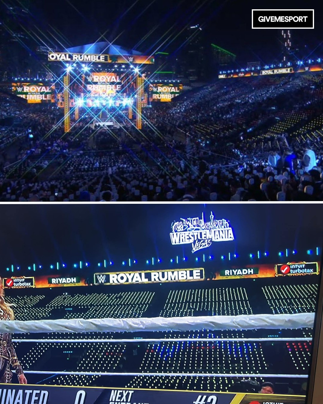 Givemesport - There are so many empty seats at the Royal Rumble 😬 ...