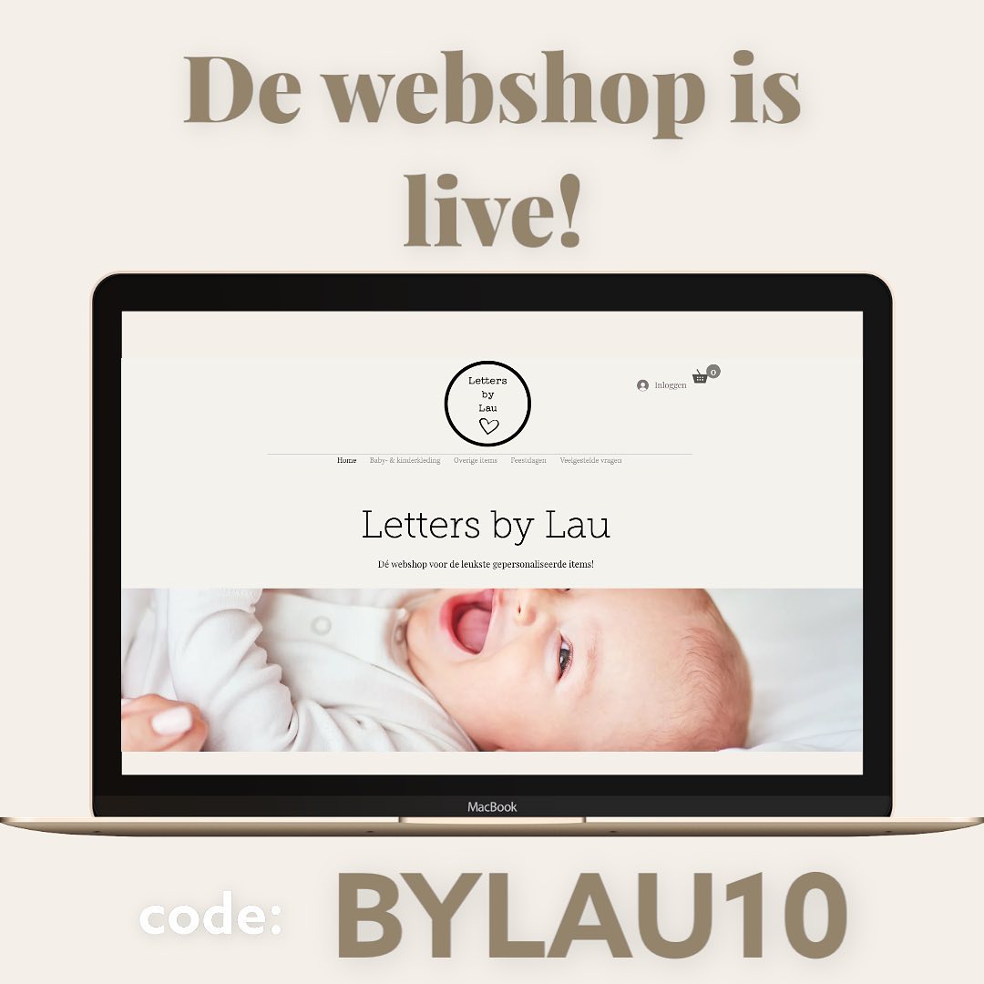Letters - 🤎 WE ZIJN LIVE! 🤎 We hebben hard gewerkt aan de webshop en ik ...