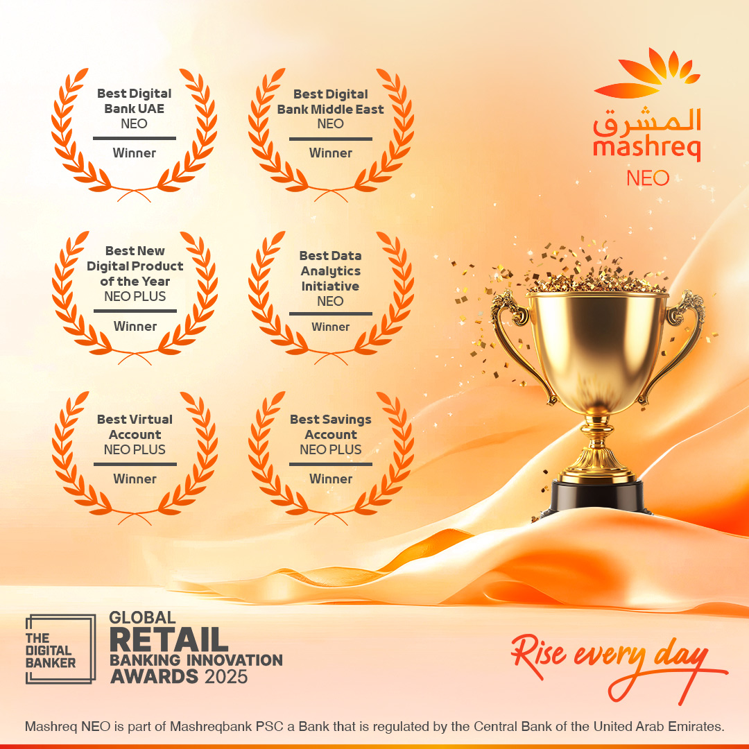 Mashreq - Proud moment for Mashreq NEO! We’re thrilled to share that ...