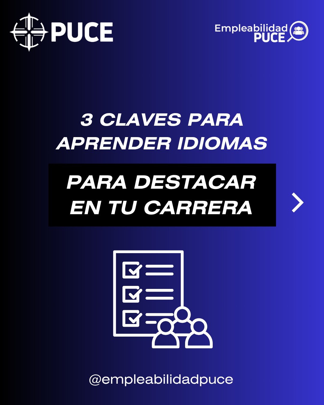 ¿Quieres aprender un nuevo idioma... - Empleabilidad PUCE | Facebook