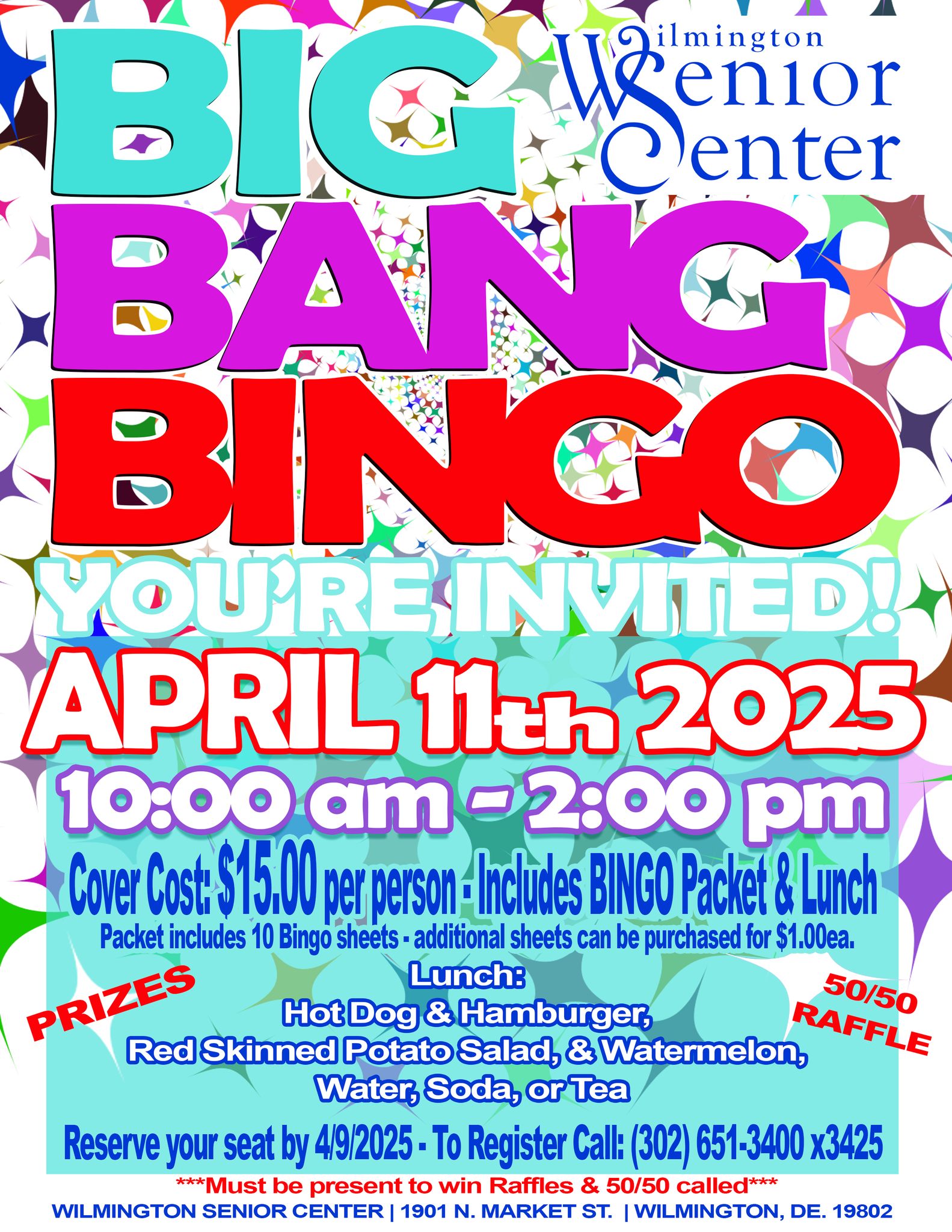 Wilmington Senior Center - 🎉 Big Bang Bingo at Wilmington Senior Center ...