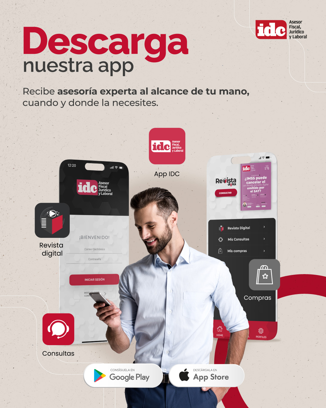 IDConline - ¿Ya descargaste la App IDC? Aquí encontrarás... | Facebook