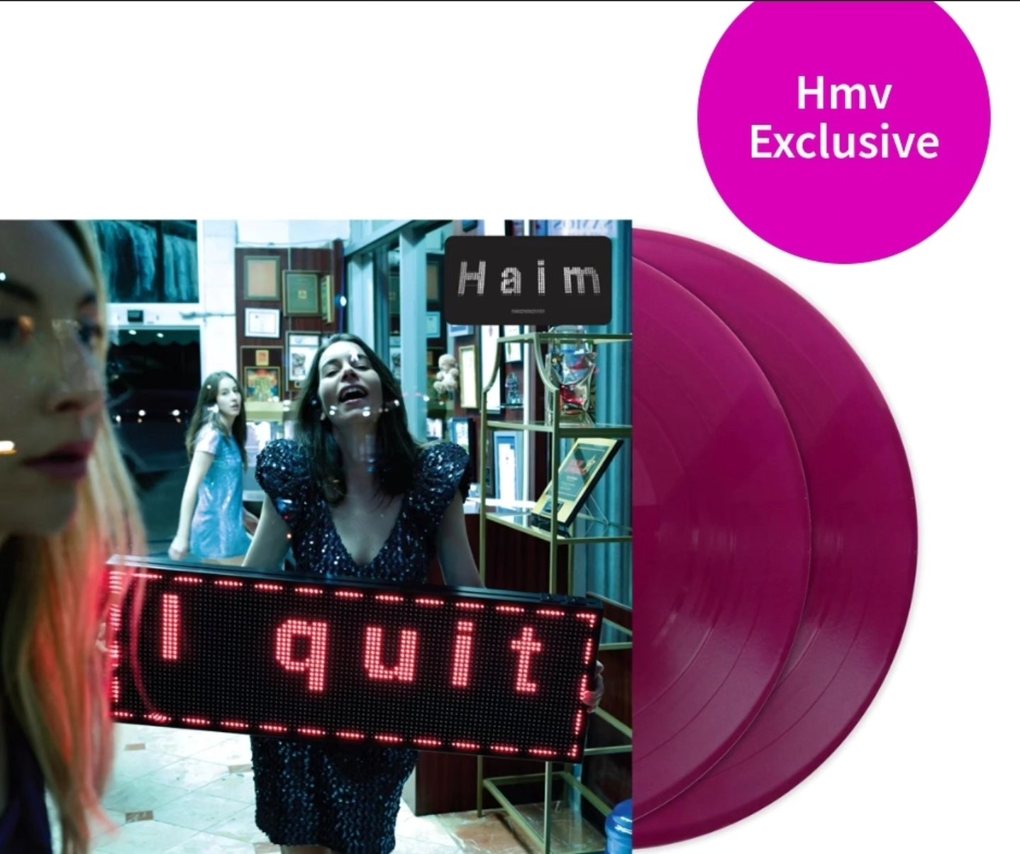 Haim - I Quit - HMV Exclusive Double Opaque Purple Vinyl. Link in