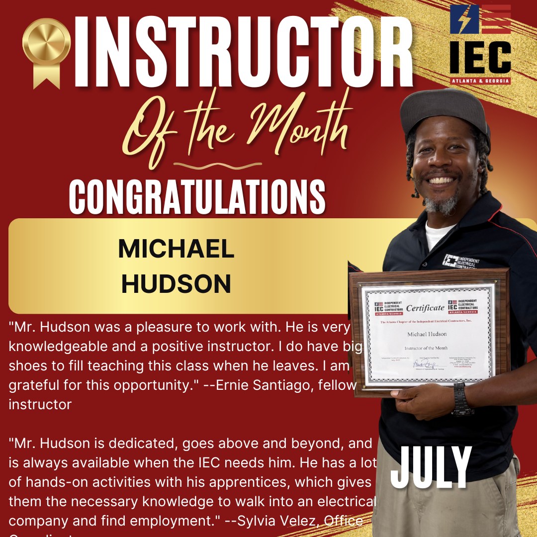 Congratulations to our Instructor... - IEC Atlanta & Georgia | Facebook