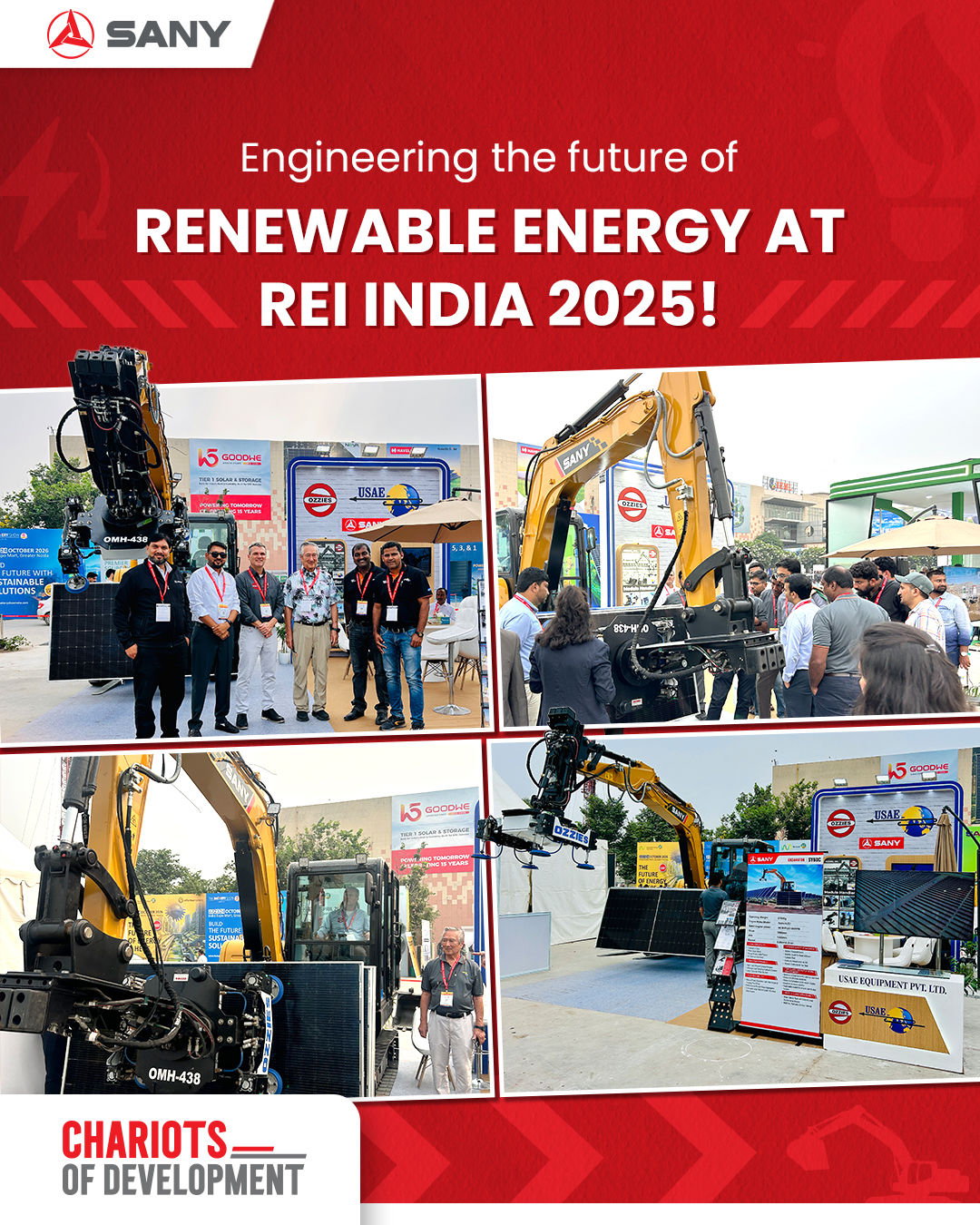 Sany - SANY India was proud to be part of Renewable Energy India Expo ...