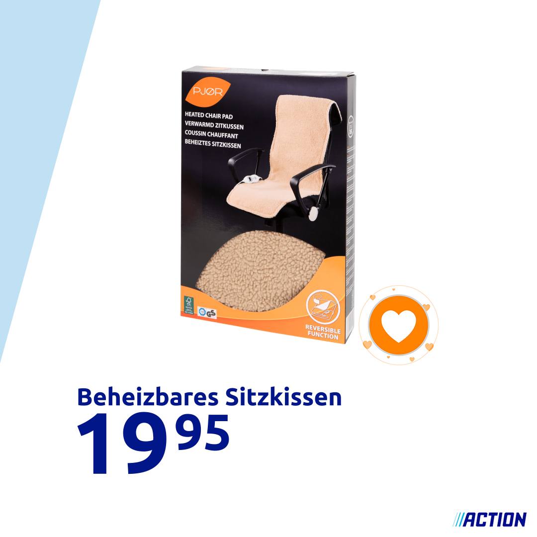 So wird Arbeiten im Home Office ein bisschen gemütlicher! 🧑‍💻 Brauchst du auch unbedingt ein beheiztes Sitzkissen? https://go.action.com/mz
