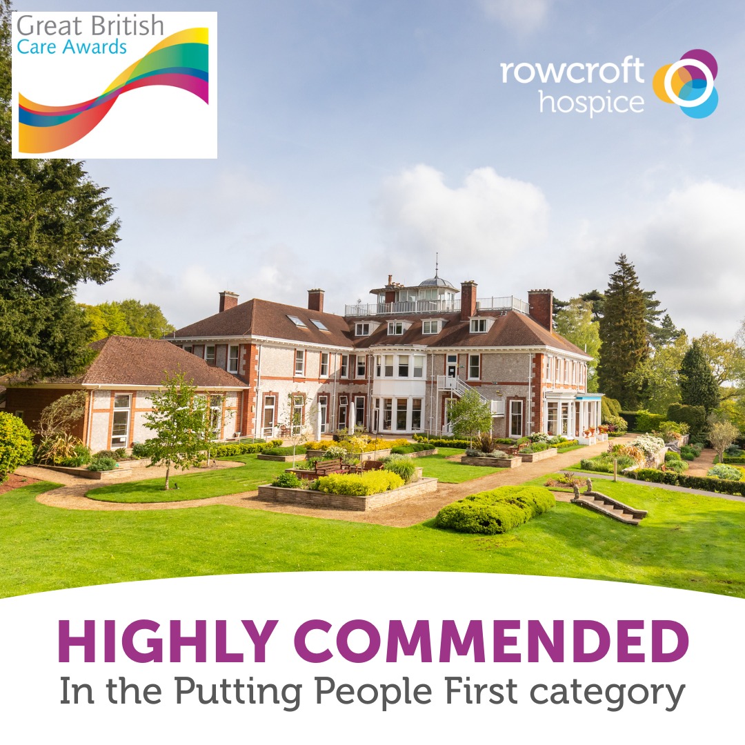 We’re proud to share that Rowcroft... - Rowcroft Hospice | Facebook
