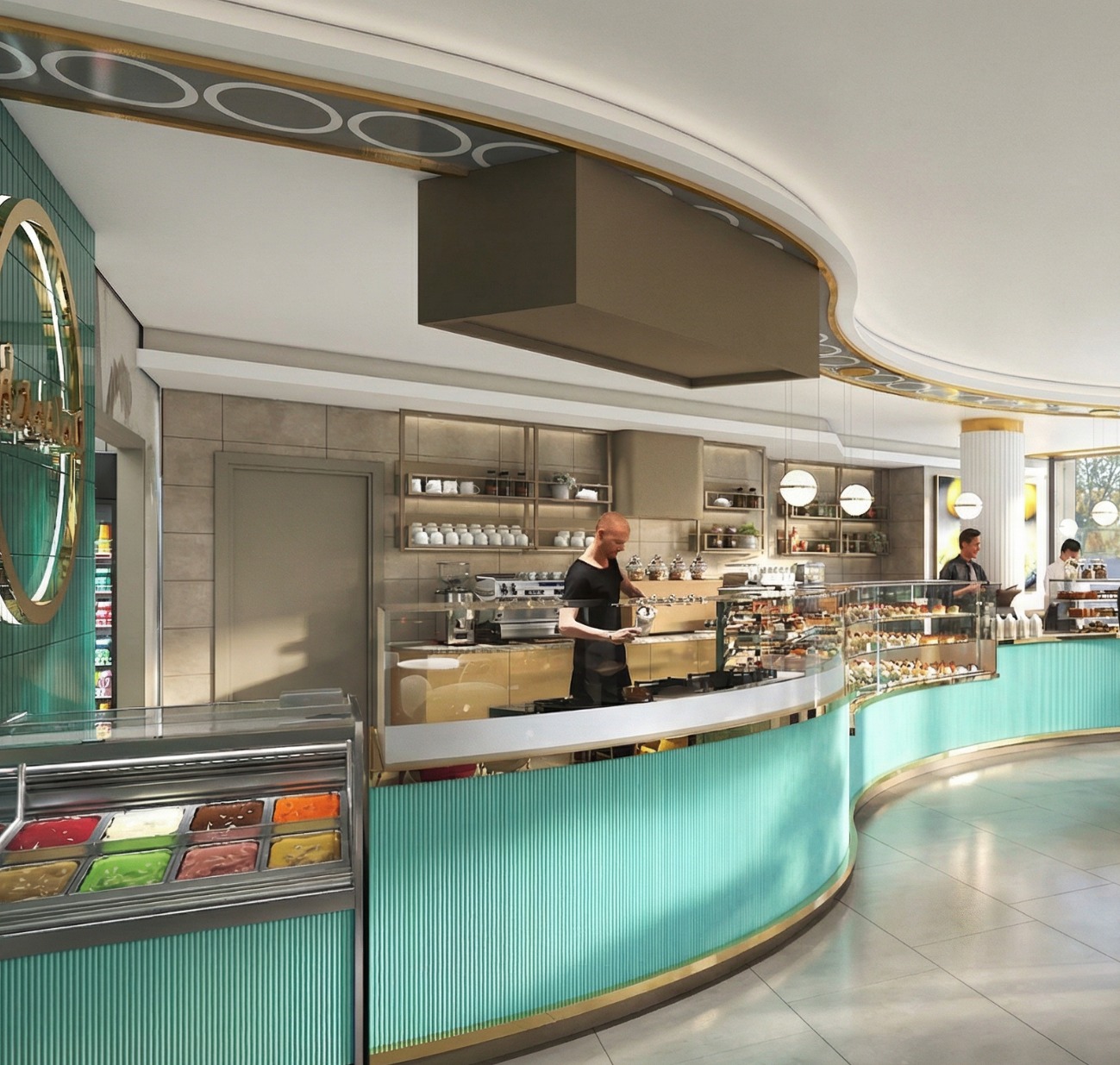 JP - Cladding curved counters without limitations. JP Decor panels are ...