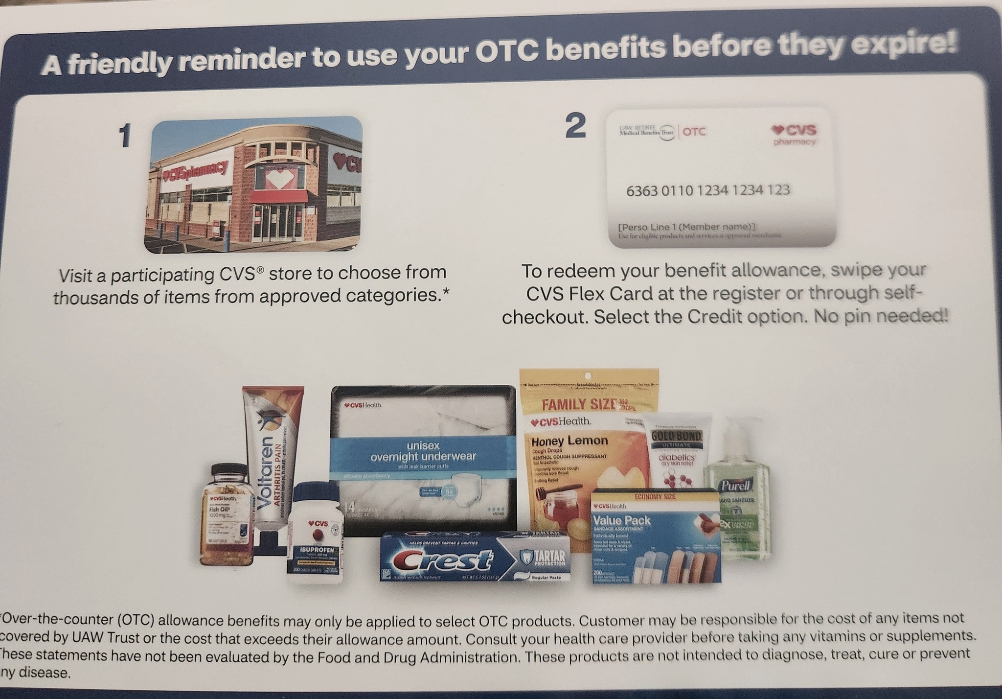 UAW - *UAW GM RETIREES* Don't forget to use your OTC card. They expire ...